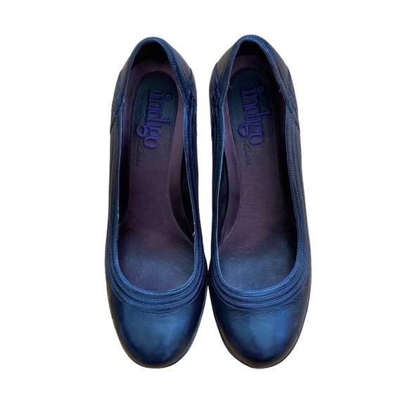 Clarks Indigo navy heel / pumps, size 8 1/2 - Picture 5 of 13